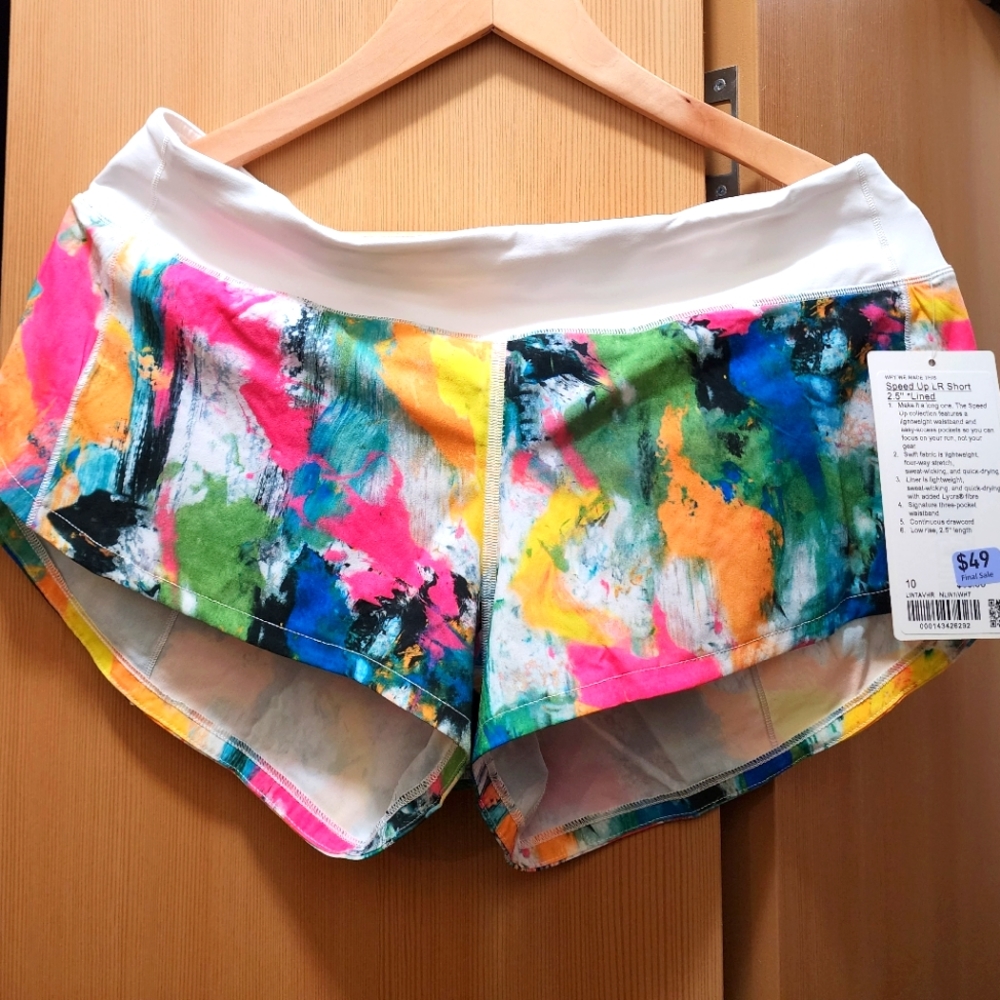 Speed up LR shorts 2.5" (lined)
